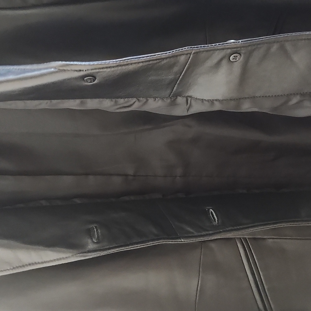 Bernardo Black Genuine Leather Jacket - Picture 5 of 7